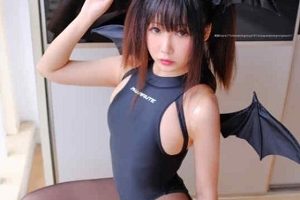 39套4K原图铭铭Kizami玉腿妹子脸水手服大兔子微博Cosplay大魔王黑丝胶水浇水