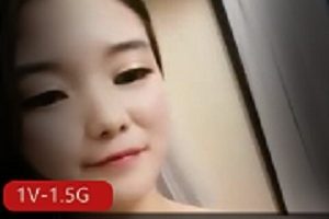 小萍萍直播1V-1.5G，奇怪姿势用嘴，时长3:04分，良心T互动
