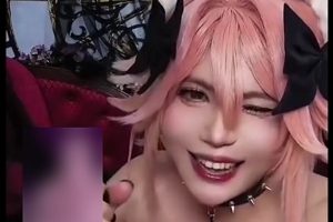 伪娘TSVelvetAstolfo劲爆女仆COS766MB太顶了